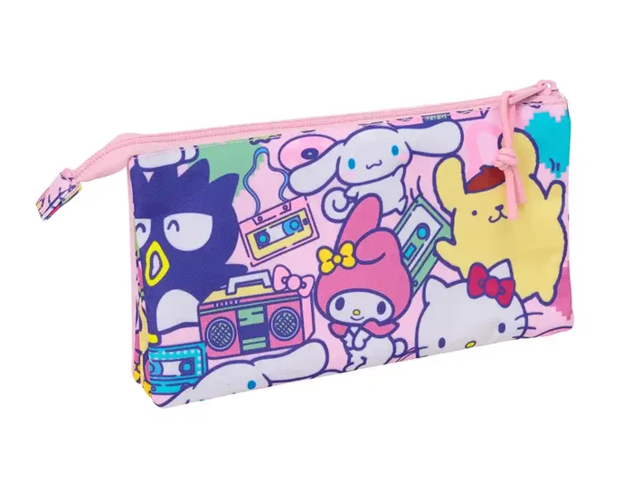 Safta Portatodo Triple Hello Kitty & Friends