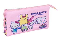 Safta Portatodo Triple Hello Kitty & Friends
