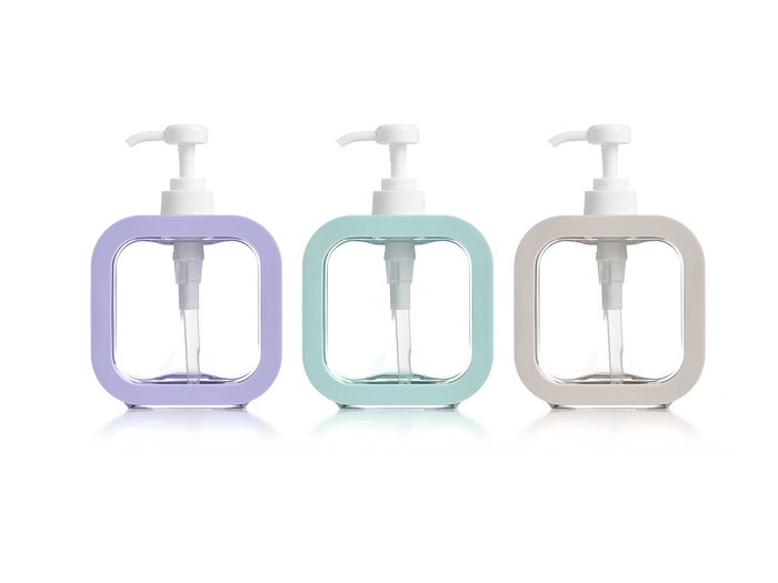 Dosificador Plástico 300 ml Surtido 3 Colores Berilo 11x5x15 cm (Set de 12) Dosificador Plástico 300 ml Surtido 3 Colores Berilo 11x5x15 cm (Set de 12)