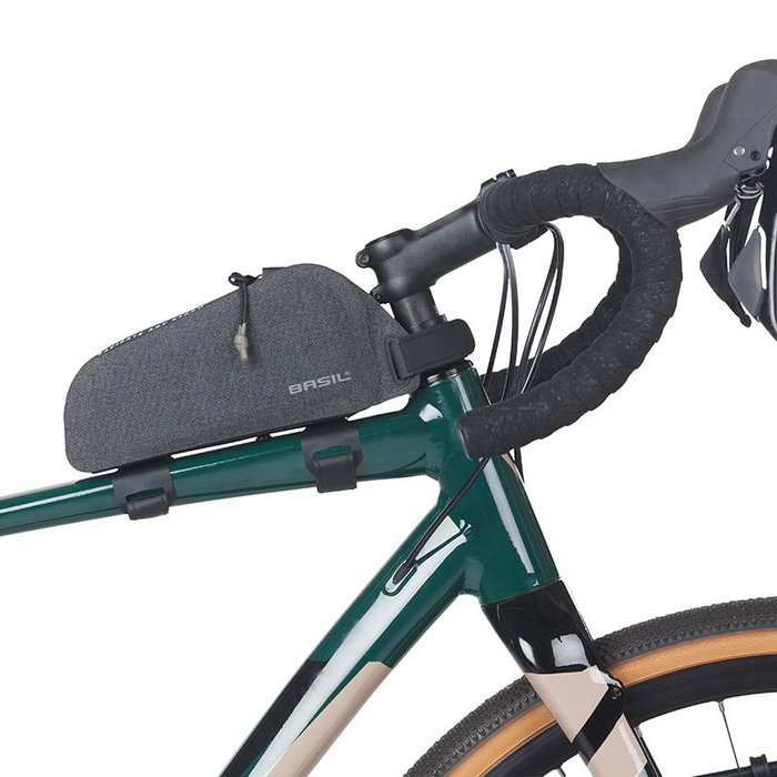 Basil Navigator Storm Bolsa para cuadro impermeable 0.8L Fijación al tubo superior
