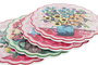 DKD Home Decor Salvamanteles de Dolomita Multicolor 20x20x1 cm