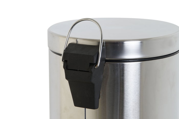 Papelera Basicos DKD Home Decor Plateado 26 x 28 x 20 cm