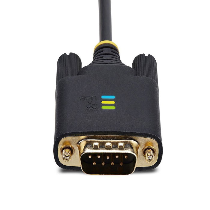 Startech.com 2p6ffc-usb-serial Cambiador de Género para Cable USB-A 2 x DB-9 RS-232 Negro, Gris