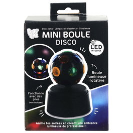 Party Time Bola Disco Luz Led Mini Enceinte