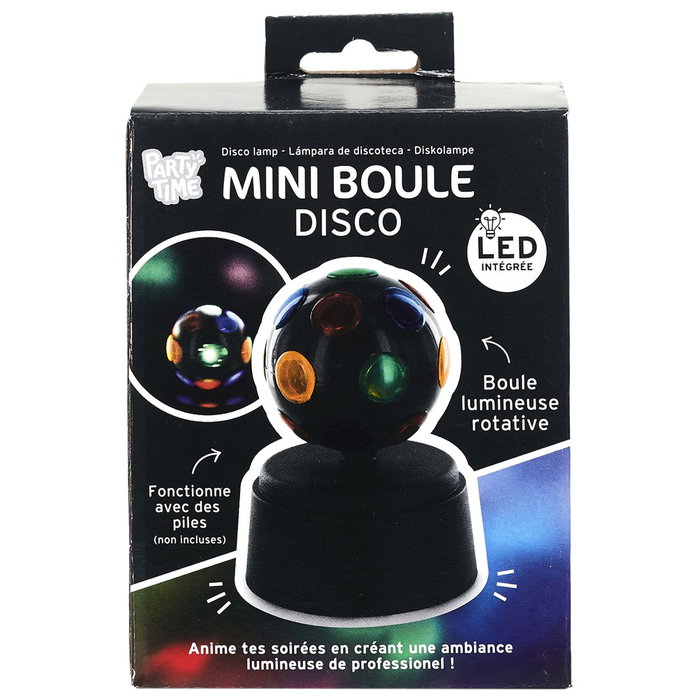 Party Time Bola Disco Luz Led Mini Enceinte Party Time Bola Disco Luz Led Mini Enceinte