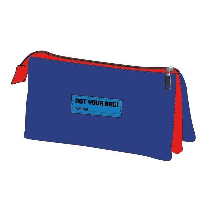 Cerdá Estuche Portatodo Spiderman 3 Compartimentos Azul