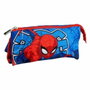 Cerdá Estuche Portatodo Spiderman 3 Compartimentos Azul