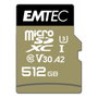 Emtec 512GB MicroSDXC UHS-I U3 V30 A2 SpeedIN Pro + Adaptador