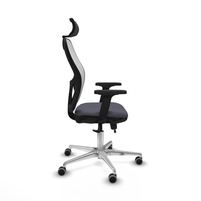 PIQUERAS Y CRESPO Silla de oficina Jorquera Sincro/Traslack Gris oscuro y Blanco PIQUERAS Y CRESPO Silla de oficina Jorquera Sincro/Traslack Gris oscuro y Blanco