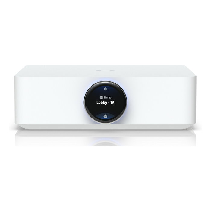 Ubiquiti PowerAmp Blanco con Dolby Atmos y Wi-Fi