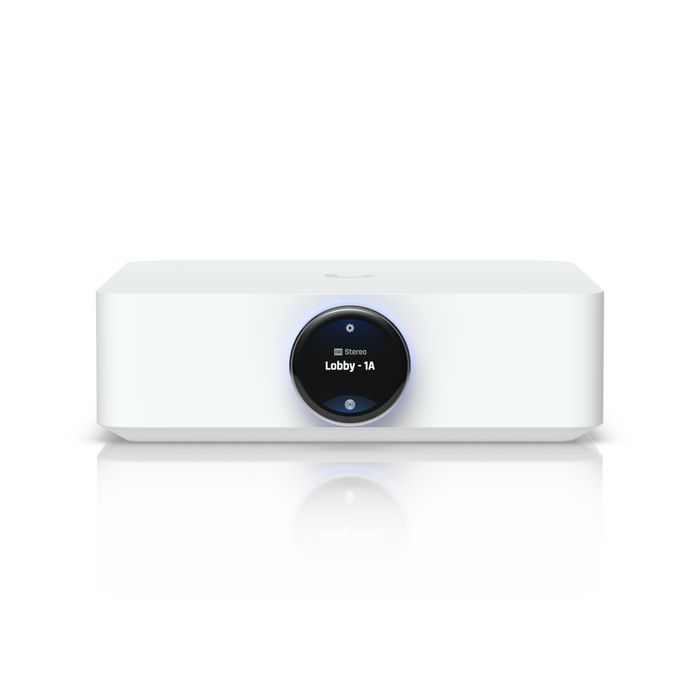 Ubiquiti PowerAmp Blanco con Dolby Atmos y Wi-Fi