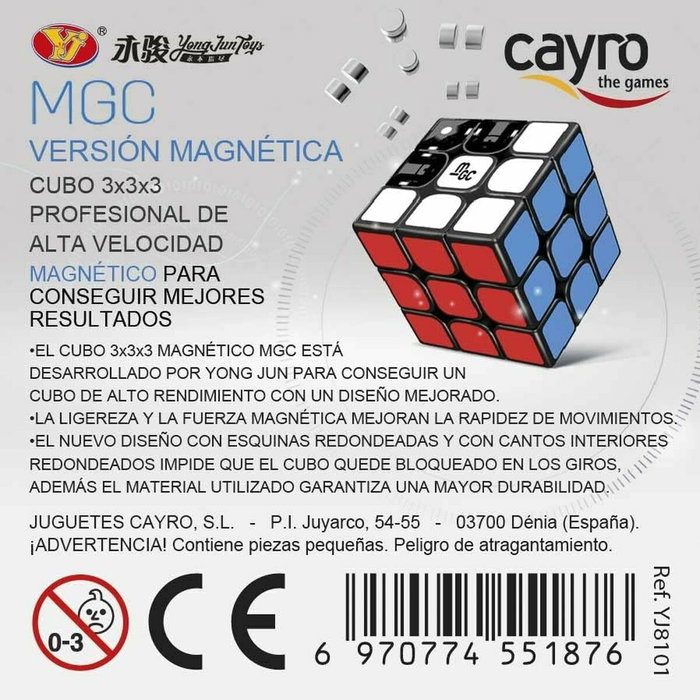 Cayro Professional Speed Cube Magnetic Version 3X3 Cayro Professional Speed Cube Magnetic Version 3X3