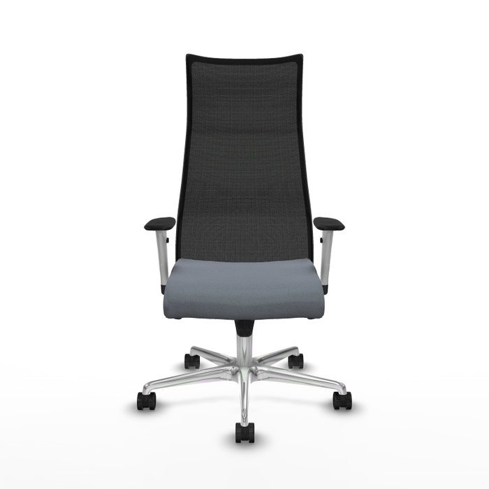 PIQUERAS Y CRESPO Sillón Albacete con mecanismo Sincro, Gris y Negro PIQUERAS Y CRESPO Sillón Albacete con mecanismo Sincro, Gris y Negro