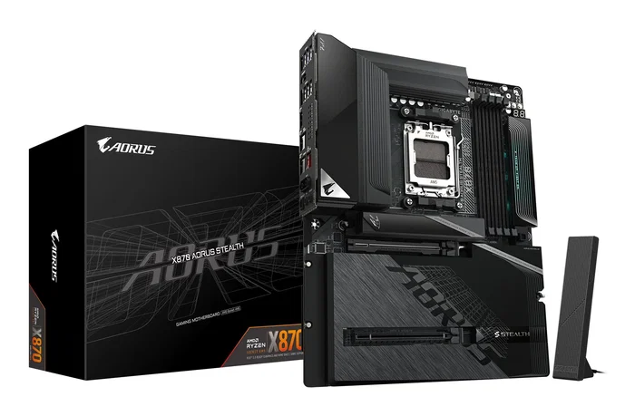 GIGABYTE X870 AORUS STEALTH AM5 ATX DDR5 GIGABYTE X870 AORUS STEALTH AM5 ATX DDR5