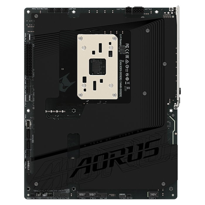 GIGABYTE X870 AORUS STEALTH Placa Base ATX AM5 para AMD Ryzen 9000, DDR5 8200MHz (O.C.), Wi-Fi 7, LAN 5GbE, USB4, VRM 16+2+2, 4x M.2, PCIe 5.0