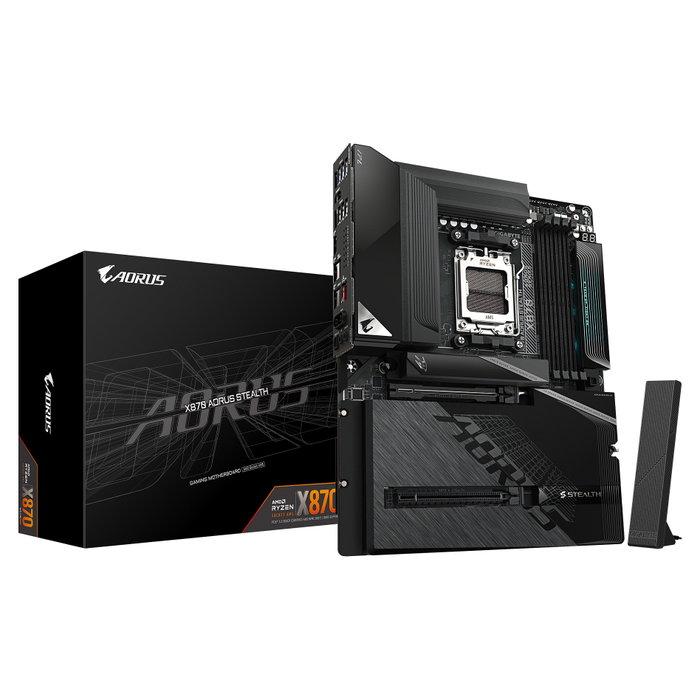 GIGABYTE X870 AORUS STEALTH AM5 ATX DDR5 GIGABYTE X870 AORUS STEALTH AM5 ATX DDR5