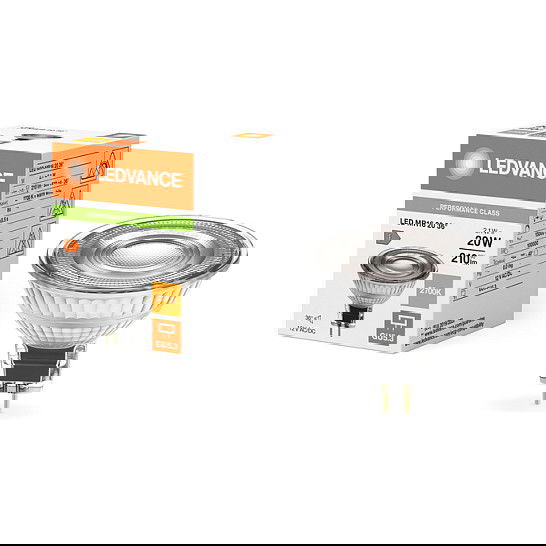 OSRAM MR162036 Lámpara LED MR16, 2.1W, Blanco Cálido, GU5.3, 210lm, 2700K