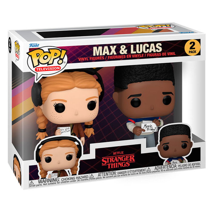 Funko POP! Animation Stranger Things Pack de 2 Figuras Max & Lucas