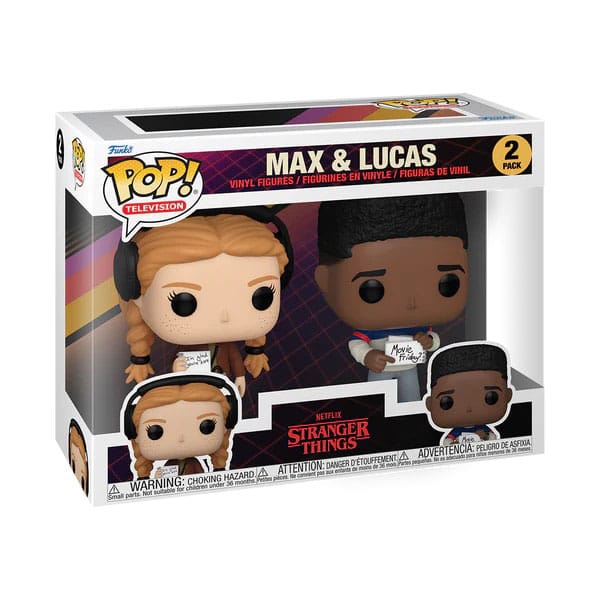 Funko POP! Animation Stranger Things Pack de 2 Figuras Max & Lucas