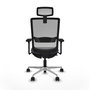 PIQUERAS Y CRESPO Silla de oficina Haches con mecanismo Sincro/Traslack Gris