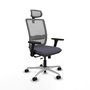 PIQUERAS Y CRESPO Silla de oficina Haches con mecanismo Sincro/Traslack Gris