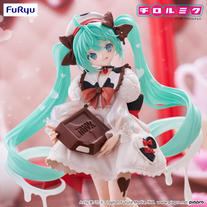 Hatsune Miku x Tirol Choco Estatua PVC Trio-Try-iT Hatsune Miku Milk Ver. 18 cm