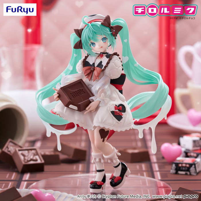Hatsune Miku x Tirol Choco Estatua PVC Trio-Try-iT Hatsune Miku Milk Ver. 18 cm