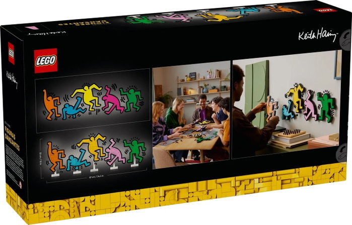 LEGO 31216 Art Keith Haring Figuras Bailarinas LEGO 31216 Art Keith Haring Figuras Bailarinas