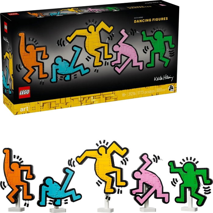 LEGO 31216 Art Keith Haring Figuras Bailarinas LEGO 31216 Art Keith Haring Figuras Bailarinas