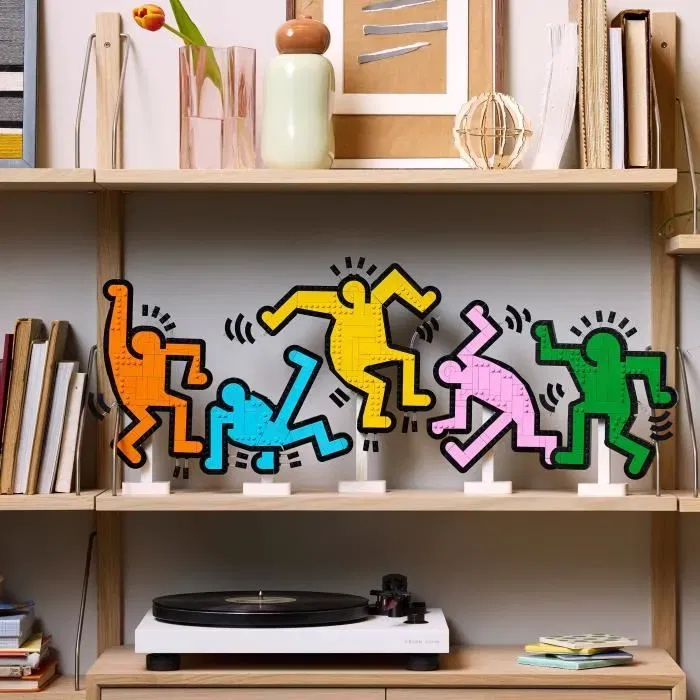 Lego 31216 Art Keith Haring Figuras Bailarinas Set Decoración Construcción para Adultos