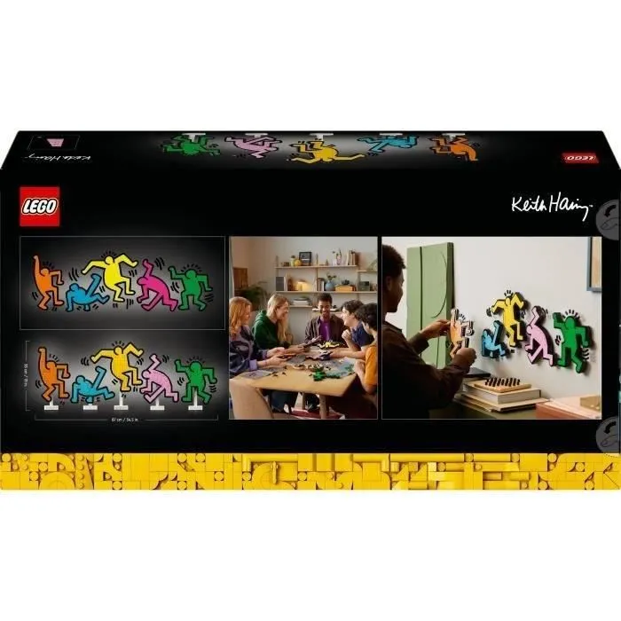 Lego 31216 Art Keith Haring Figuras Bailarinas Set Decoración Construcción para Adultos