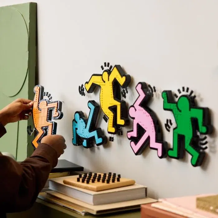 Lego 31216 Art Keith Haring Figuras Bailarinas Set Decoración Construcción para Adultos