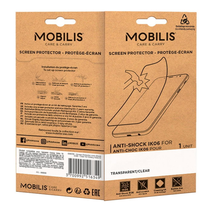 Mobilis Protector de Pantalla AntiShock para iPad Pro 13'' 2024 y iPad Air 13'' 2024-2025