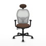 PIQUERAS Y CRESPO Silla de oficina Jorquera Sincro/Traslack Marrón y Blanco