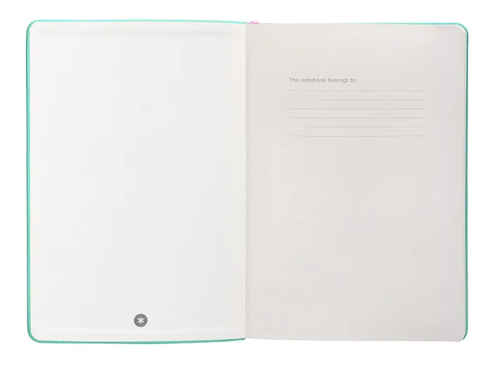 Antartik Cuaderno A5 Tapa Dura Hojas Cuadriculadas Rosa y Turquesa 100 Hojas 80gr FSC