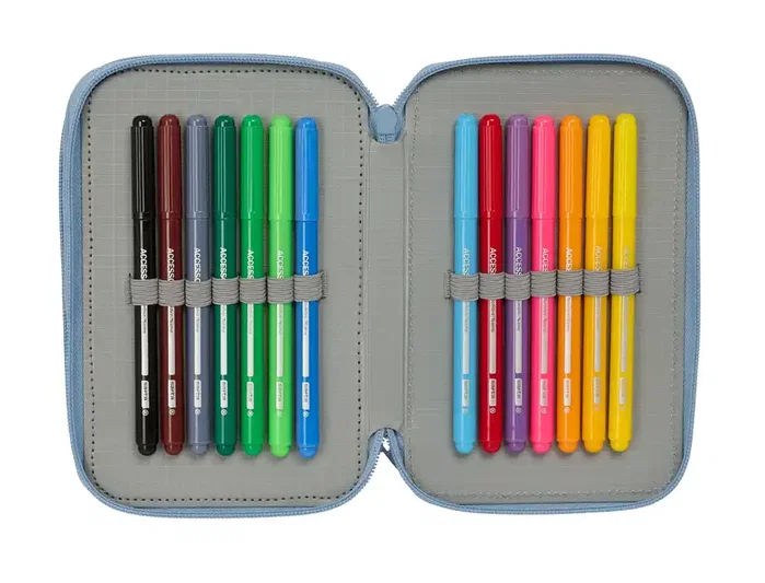 SAFTA Plumier Snoopy Peanuts Triple 37 piezas