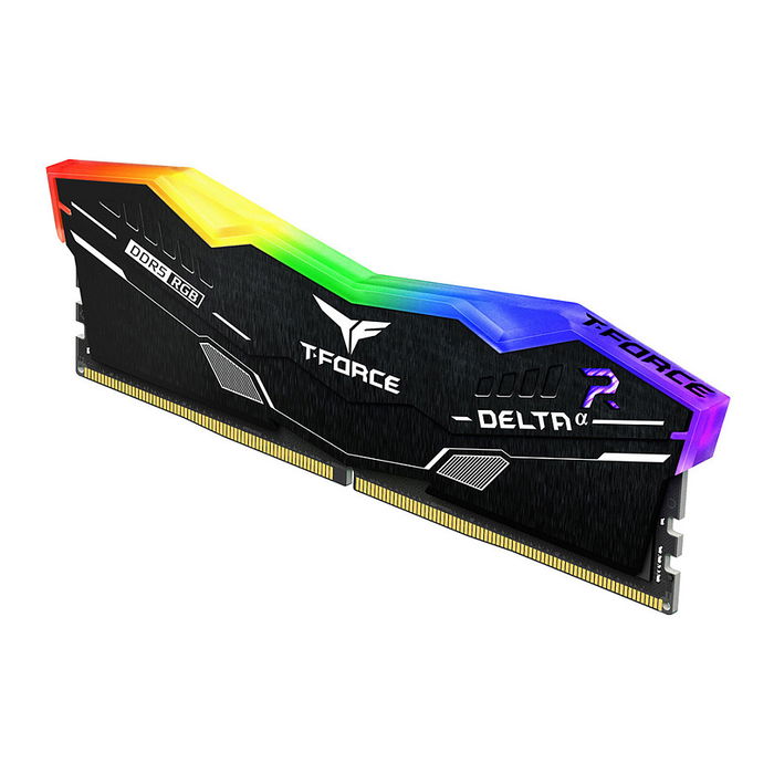 Team Group T-FORCE DELTA RGB FF7D532G6000HC30DC01, 32 GB (2x16 GB) DDR5 6000 MHz CL30 AMD EXPO, 288-pin DIMM, Disipador Térmico, Iluminación RGB Multicolor
