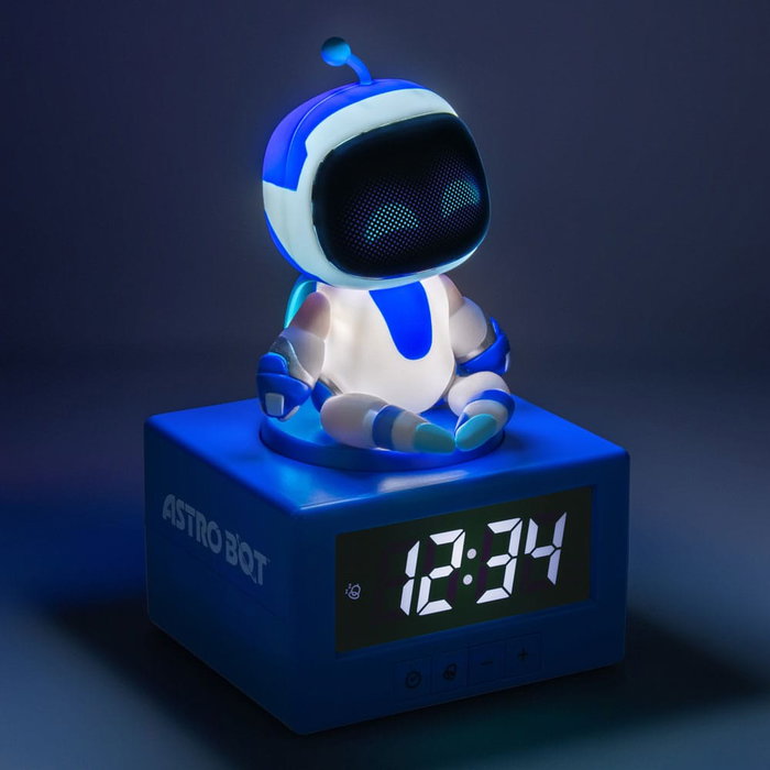 Astro Bot Icon despertador con luz Astro Bot