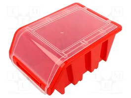 KISTENBERG Taza decorativa TRUCK PLUS roja con cierre a presión