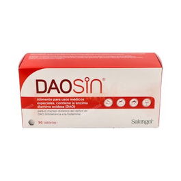DAOSIN 90 Tabletas Alimento para el manejo dietético del déficit de la enzima DiAminoOxidasa (DAO)