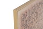 DKD Home Decor Cuadro de Lino y PS Enmarcado Natural 160x4x100 cm