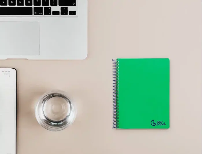 Liderpapel Cuaderno Espiral Micro A6 Wonder Verde Oscuro 120 Hojas Cuadro 5mm