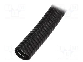 HELLERMANNTYTON Tubería de protección de polipropileno 37mm Negro 1m