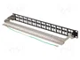 Lanberg Patch Panel vacío de 48 puertos 1U 19 pulg FTP para módulos Keystone, negro