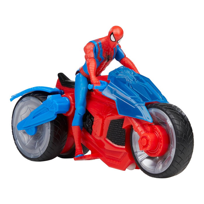 Hasbro Spider-Man Moto Aracnida F6899 Figura de Acción con Lanzador