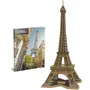 Explora EXP3301045402031 Puzzle 3D Torre Eiffel Juego de Construcción 80 Piezas para Niños y Niñas a Partir de 8 Años