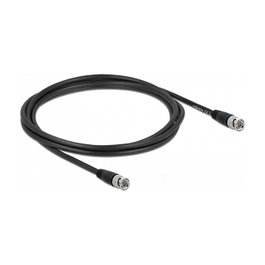 DeLOCK Cable coaxial BNC a BNC 2m Negro