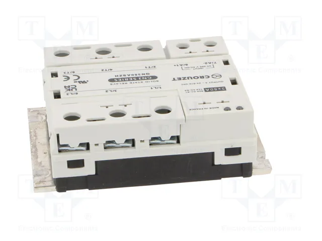 CROUZET GN350ASZH Relé de semiconductor trifásico 50A 24-510VAC CROUZET GN350ASZH Relé de semiconductor trifásico 50A 24-510VAC