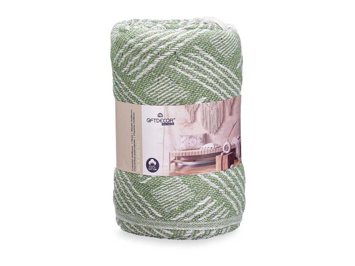 GIFTDECOR Multiuso Jacquard Verde 180 x 220 cm
