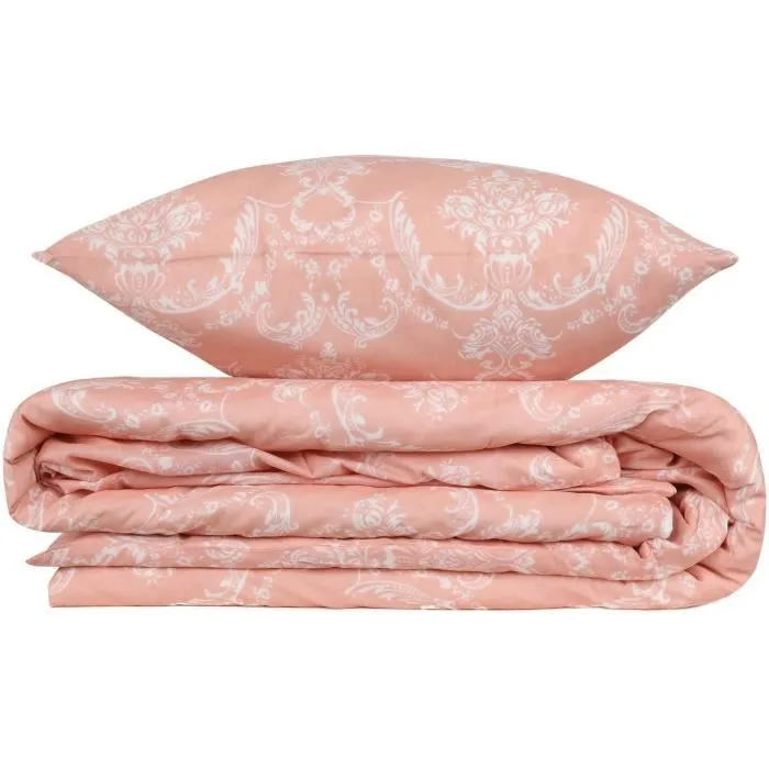 Juego de Cama 220x240 cm con 2 Fundas de Almohada 60x60 cm - 65% Algodón, 35% Poliéster - Polvo MEN8681181708576